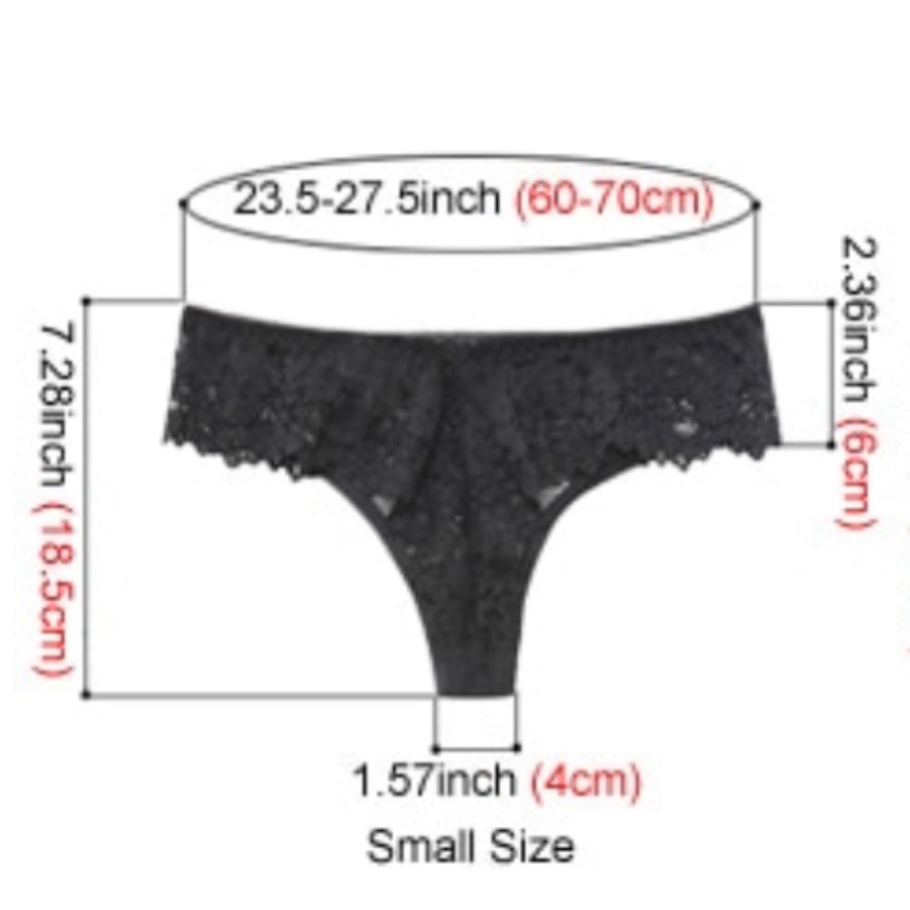 🎥 Lace Soft & Stretchy Thong - Picture 11 of 14